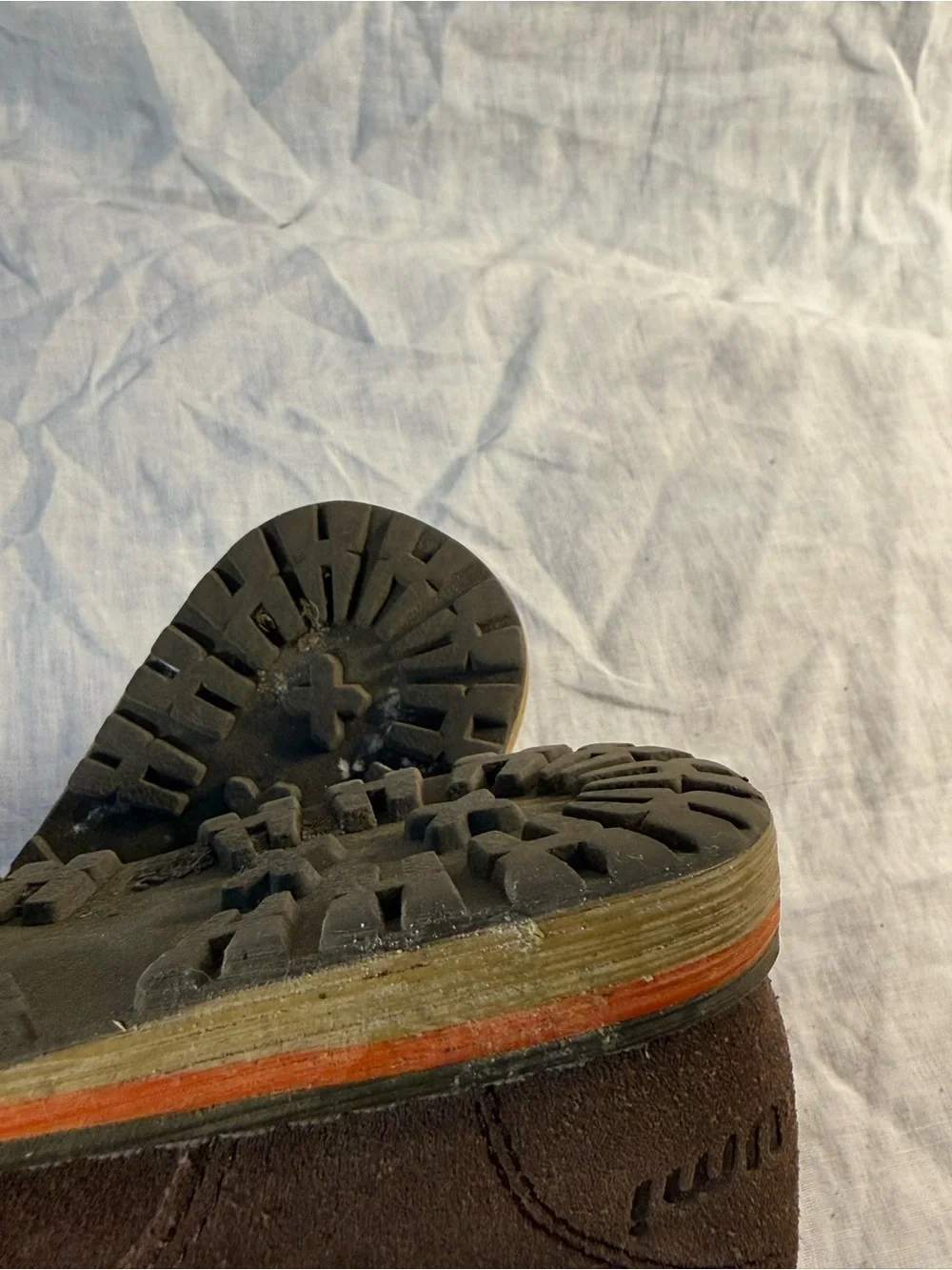 Umi Brown Suede Kids Boots with Velcro Strap